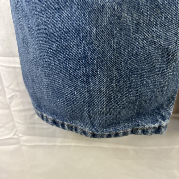 Wrangler Men's Blue Denim Jeans Straight Leg Relaxed Fit Size 36 X 34 Zip Fly - Picture 7 of 14